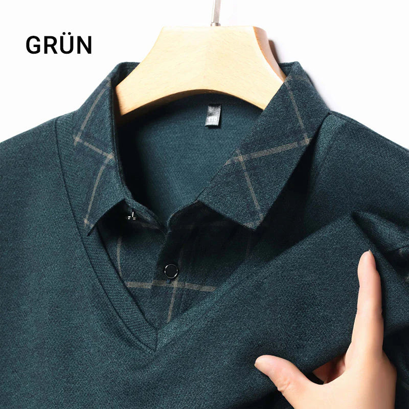 Langarmshirt im Layering-Stil für Herren